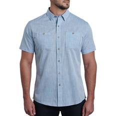 Transparent Shirts Kühl Men's Karib Short-Sleeve Shirt - Blue