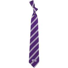 Eagles Wings Men's TCU Horned Frogs Striped Skinny Tie, Multicolor