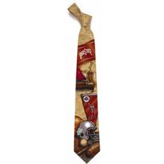 Beige Ties Eagles Wings Men's Ohio State Buckeyes Nostalgia Tie