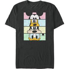 Mens crop top Disney Men's Characters Crew Crop T-Shirt, Black