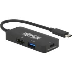 Câbles Tripp Lite USB C Multiport Adapter HDMI 4K 60 Hz 4:4 HDR USB-A USB-C PD 3.0 Charging 100W