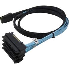 Cabledeconn Mini SAS SFF-8087 Pin to 4 SFF-8482 Out Mini