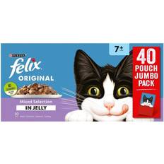 Felix cat food Felix Original Mixed 7+ Cat Food 40X100g