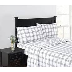 London fog sheets London Fog Flannel Bed Sheet Gray (243.8x175.3cm)