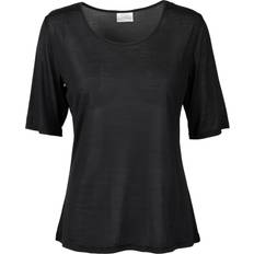Silk T-shirt - Black