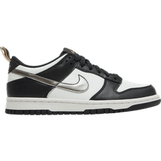 Off white dunk Nike Dunk Low GS - Off Noir/Summit White/Metallic Gold Star/Metallic Pewter