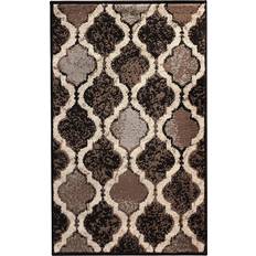 Superior Jute Backed with Geometric Trellis Beige, Brown, Blue, Multicolor, Red, Green 60x96"