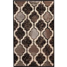 Superior Jute Backed with Geometric Trellis Multicolour, Red, Green, Beige, Brown, Blue 152.4x243.8cm