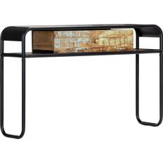 vidaXL konsolbord 118x30x75 massivt genbrugstræ Konsolbord