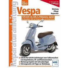 Plastic Electric Ride-on Bikes Motorbuch Repair manual Vespa 125ccm, LX, LVX,S, Primavera, Sprint models 2005