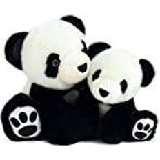 Schwarz Schmusetücher So Chic Panda,schwarz 17cm