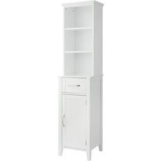 White Storage Cabinets Teamson Home Newport Contemporary White Storage Cabinet 38.1x160.5cm