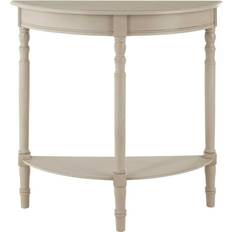 Premier Housewares Vintage Heritage Light Grey Console Table 30x80cm