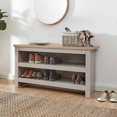 Wood Shoe Racks GFW Lancaster Shoe Rack 105x35cm