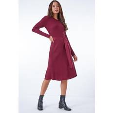 Roman Belted Knitted Midi Dress