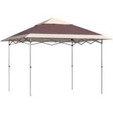 OutSunny Tuin en Buitenomgeving OutSunny Sunny Gazebo Paviljoen met Roll-Up Bag 3.6 x 3.6 m