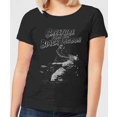 Universal Monsters Creature From The Black Lagoon Black and White Women's T-Shirt Black Black