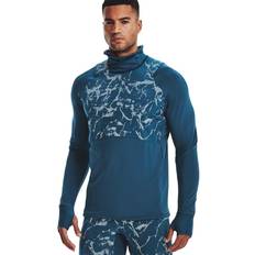 Bleu - Course à pied Pulls Under Armour OutRun The Cold Funnel Top AW22