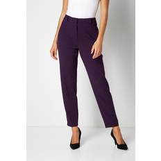 Roman Long Straight Leg Stretch Trouser - Plum