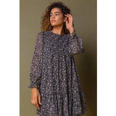 Roman Paisley Foil Print Tunic Dress