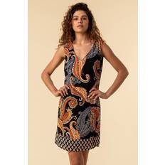 Paisley Ropa Roman Paisley Border Print Shift Dress