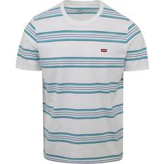 Levi's T-Shirt Stripe Light Light blue Blue