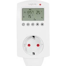 LogiLink Strømafbrydere LogiLink Wi-Fi Smart Thermostat Socket 1-Way