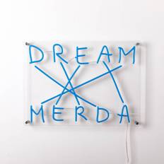 Paars Wandlampen Seletti Dream Merda LED Lamp