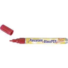 Blau Glas- & Porzellanstifte Kreul Glass & Porcelain Pen Glitter blau, 1-3 mm