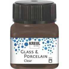 Transparent Glasfarben Kreul Glass & Porcelain Clear espressobraun 20 ml