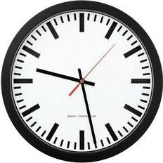 Kunststoff Wanduhren PEWETA Bahnhof Wanduhr 30cm