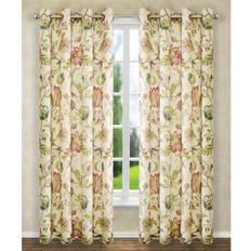 Ellis Curtain Brissac Grommet Panel 50 x 63 Red 127x160.02cm