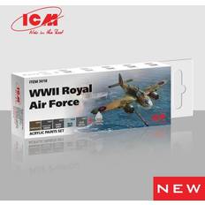 Acrylic Paint Set for WWII Royal Air Force 6 x 12 ml