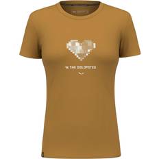 Salewa Pure Heart Dry'Ton Maglietta Donna - Marrone