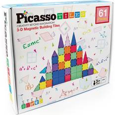 3D Magnetic Building Tiles 61pcs