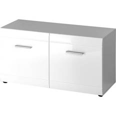 White shoe cabinet Germania Cabinet Adana Hall Shoe Rack