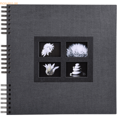 Black Photo Albums Exacompta Photo Album Spiral Passion 320 x 320 mm Black 60 pages 358 photos