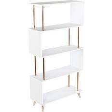 Gold Book Shelves Southern Enterprises Beckerman Book Shelf