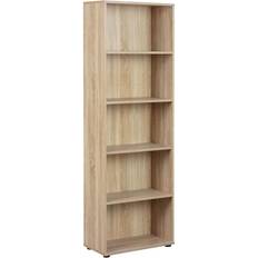 Chêne Étagères à livres Inter Link Etagère Parini 4 60 x 180 x 30 cm Beige Étagère à livres