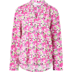 Selected Slfmivi Ls Aop Top - Colori Misti/Rosa