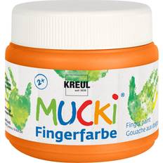 Orange Farben Kreul MUCKI Fingerfarbe orange 150,0 ml