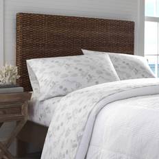 Tommy Bahama Home Percale Collection Bed Sheet Grey, White