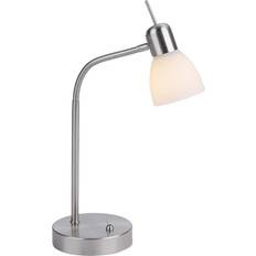 Leuchten Direkt Karo Steel/White Mat Bordlampe 46.8cm