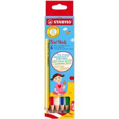 Stabilo Färgpennor Stabilo Färgpenna Trio thick Förpackning med 6 st blandade färger