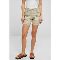 W27 Shorts Urban Classics Ladies Ladies Colored Strech Denim Shorts softseagrass