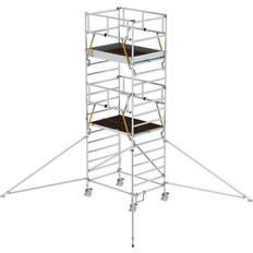 Munk Rollgerüst SG 1,35 x 1,80 m mit Ausleger & Doppel-Plattform Plattformhöhe 4,47 m