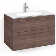 Badrumsmöbler Macro Design Crown80x45 Brun Ask Shape