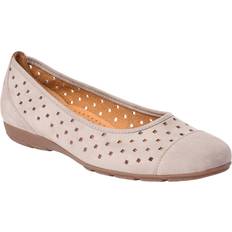 Gabor Square Perforated Ballerinas