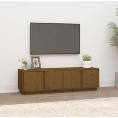 Marrone Mobili TV vidaXL Porta Ambra 140x40x40 cm Legno Massello di Pino Mobile TV