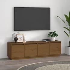 vidaXL Porta Miele 156x37x45 cm Legno Massello di Pino Mobile TV